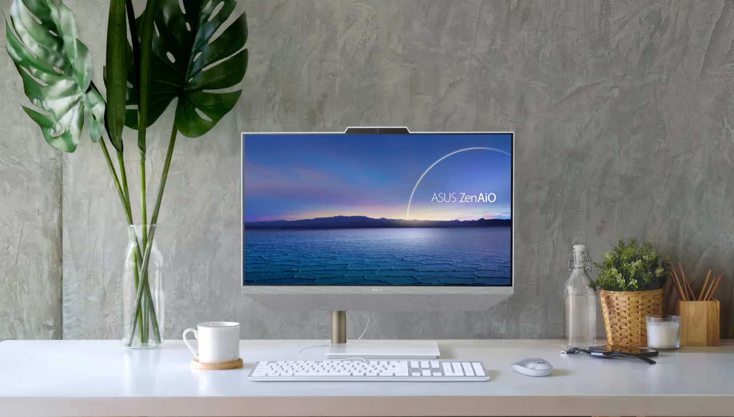 Asus launches stylish all-in-one desktop PC with 93% screen-to